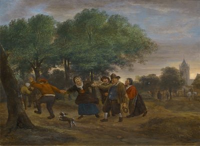 Dronken buiten Voorschoten door Jan Havickszoon Steen